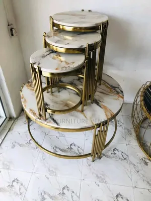 Marble Center Table 4in1.