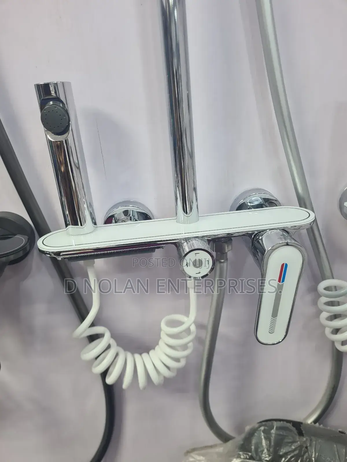 Standing Shower With Pressing Shower