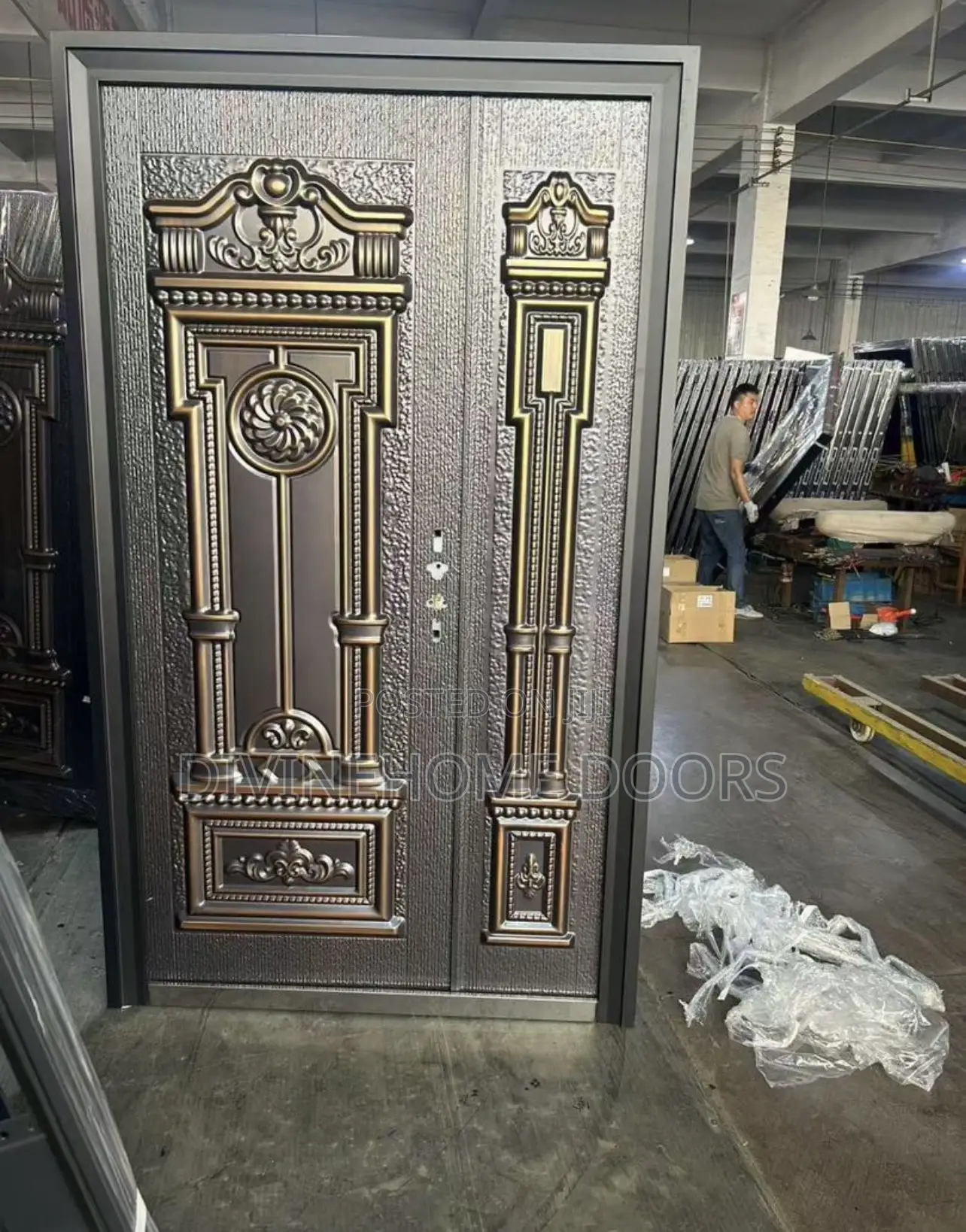 Fan Design Amoured Door