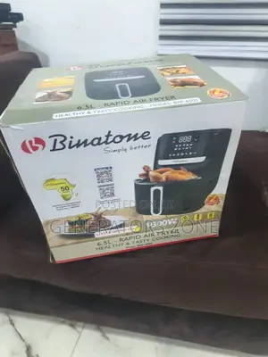 Binatone Baf6500 6.5l Air Fryer – Digital Display Timer