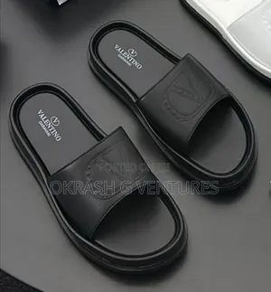 Valentino Leather Slippers for Men's