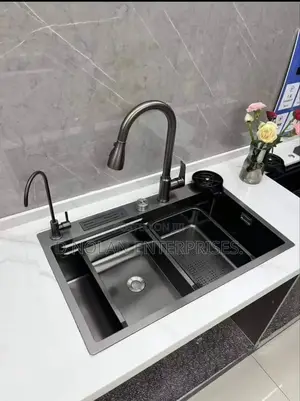 70x45 Full Option Kitchen Sink