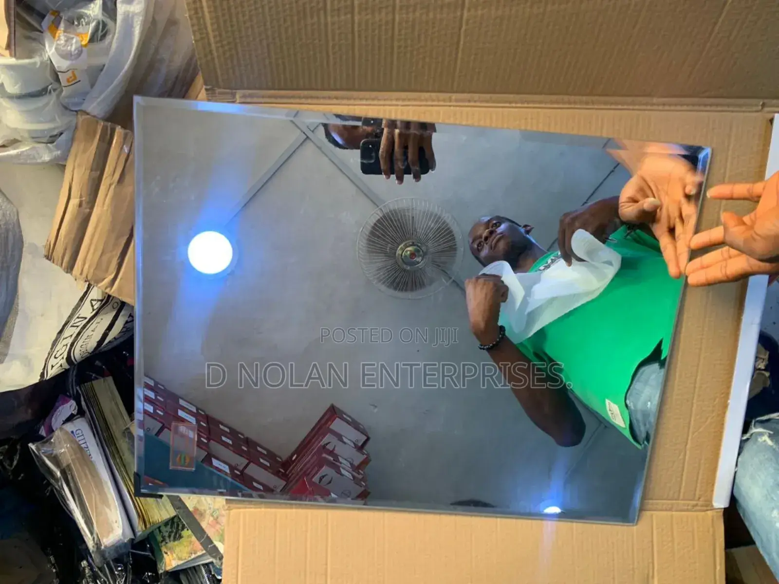 60x45 Plain Mirror Without Light