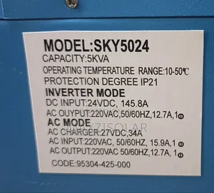 5kva Pz Hybrid Inverter