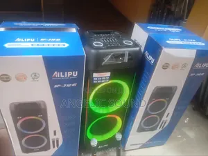 Original Ailipu Double 12 Inches Speaker, With Musical Light
