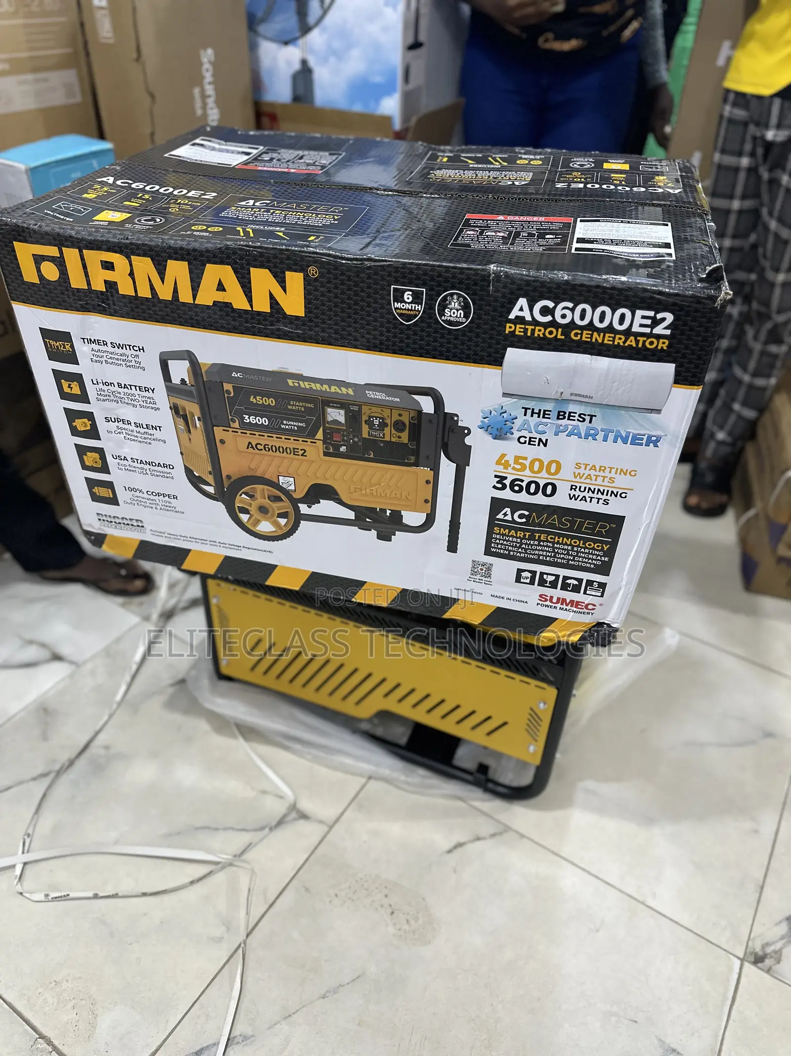 Built to Last Firman (Ac6000e2) Ac Master 3.5kva Generator