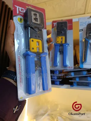 Ez Crimping Tool Pass-Through Rj45 Cat6 / Cat7 Silver Network Crimper