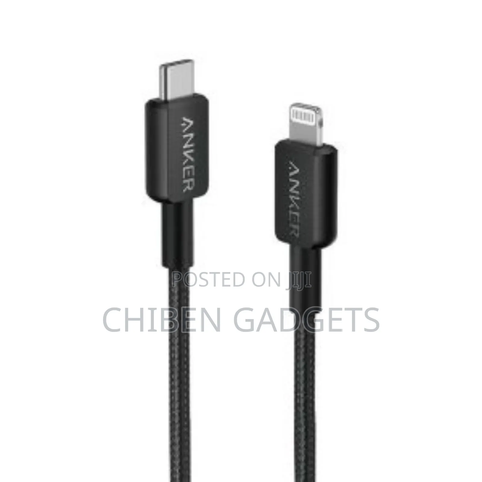 Anker 322 Usb C- To Lighting Cable (3ft Braided