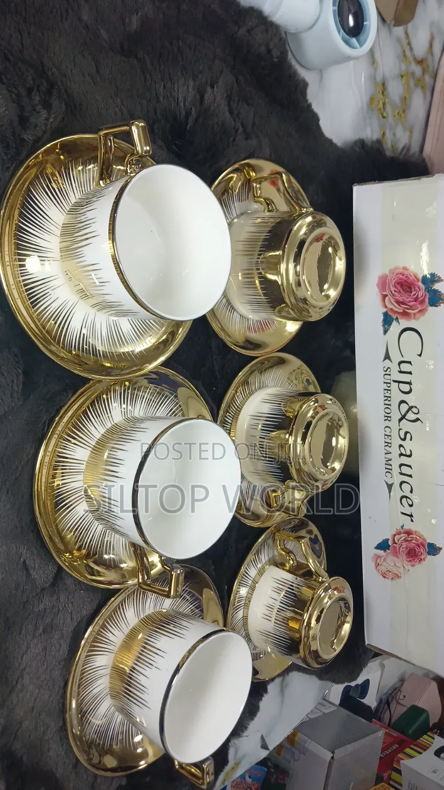12pcs Royalty Tea Cup and Saucer