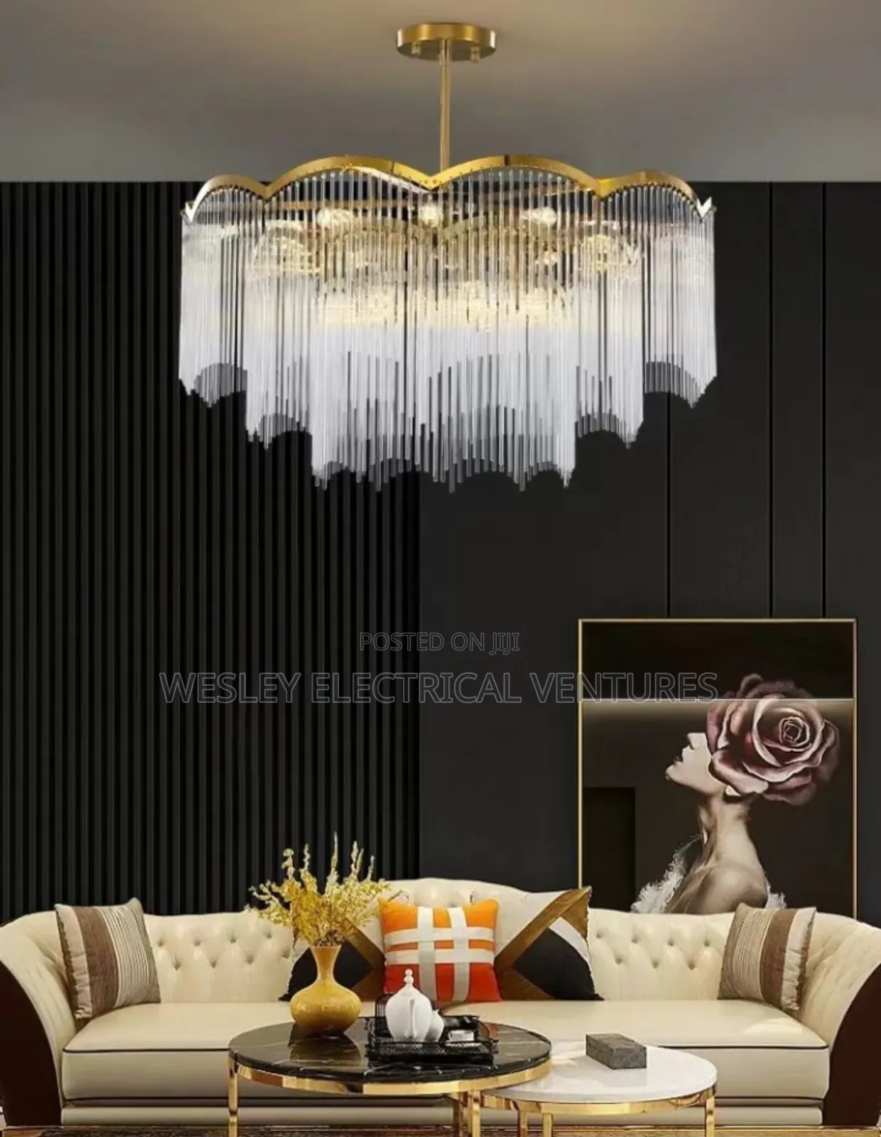 Big Crystal Chandelier Light