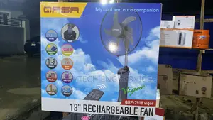 18” Qasa Rechargeable Fan