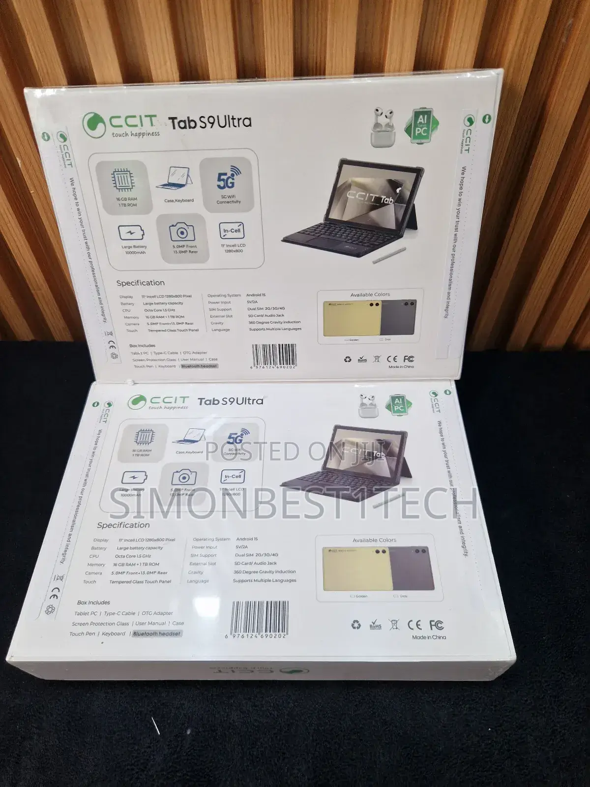 New CCIT T9 Max 1 TB Black