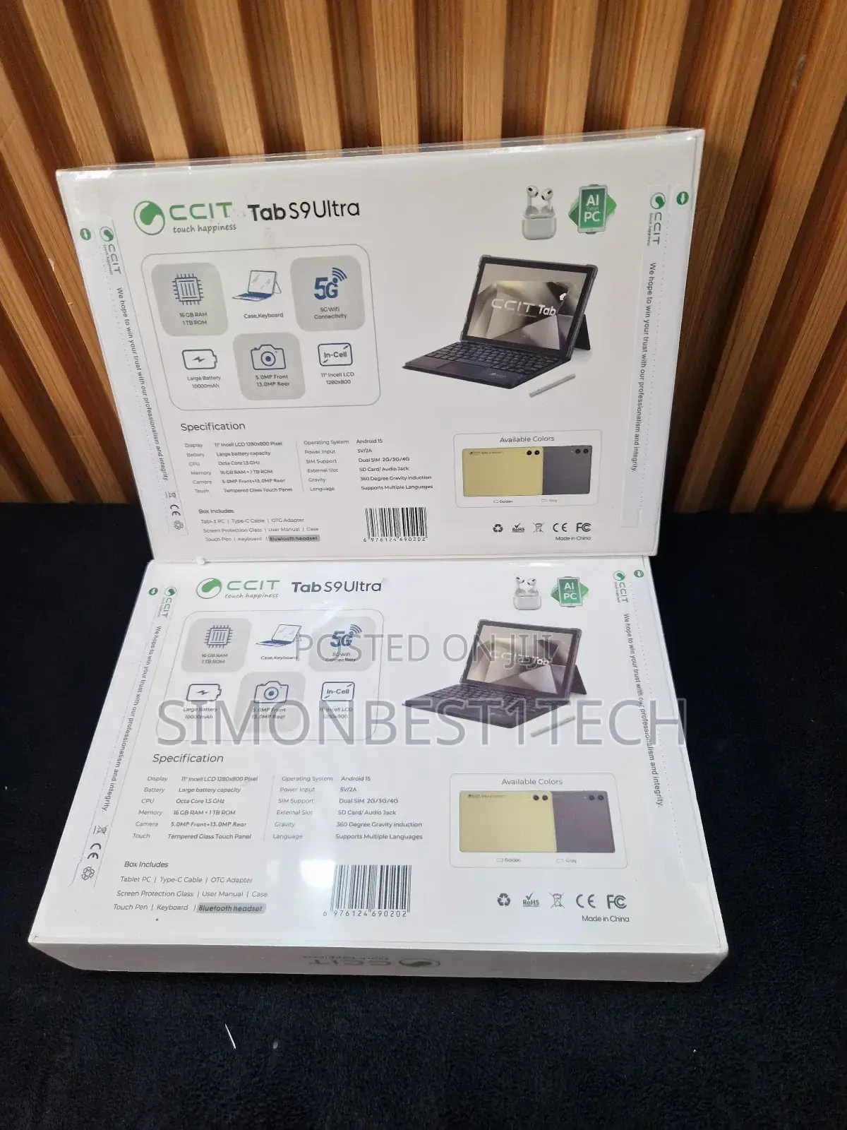 New CCIT T9 Max 1 TB Black