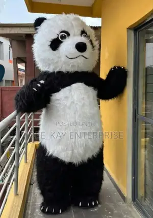Inflatable Panda Costume Mascot