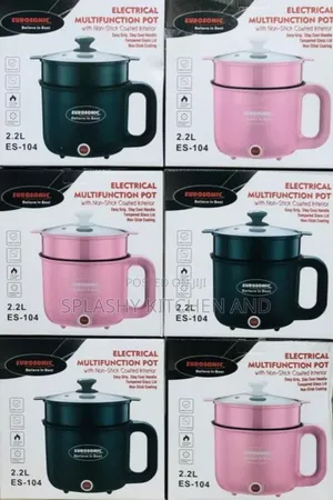 Eurosonic Electric Multifunction Pot With Nonstick Coated Interior