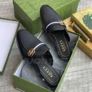 Original Gucci Leather Half Shoes
