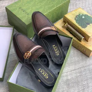 Original Gucci Leather Half Shoes