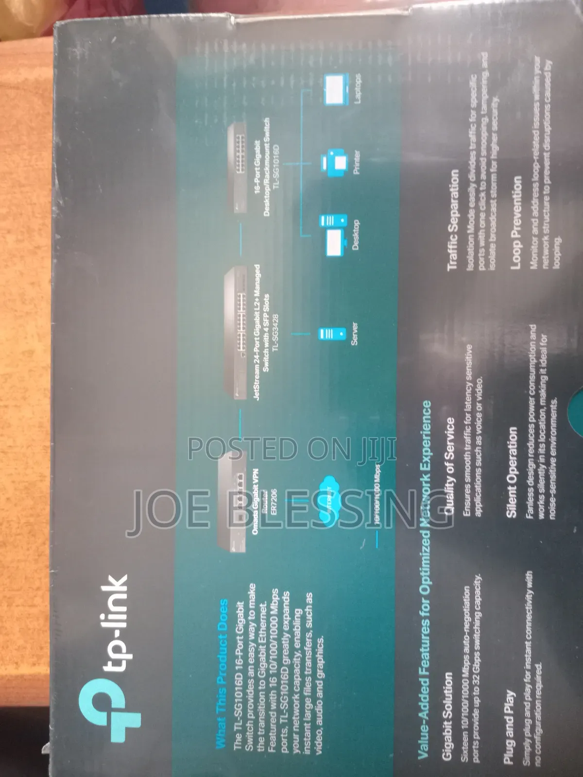 Tp_link 16_port Gigabit Desktop/Backcountry Switch