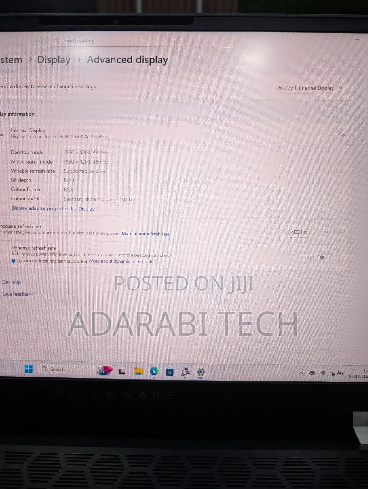 Laptop Dell Alienware X16 R1 32GB Intel Core I9 SSD 2T