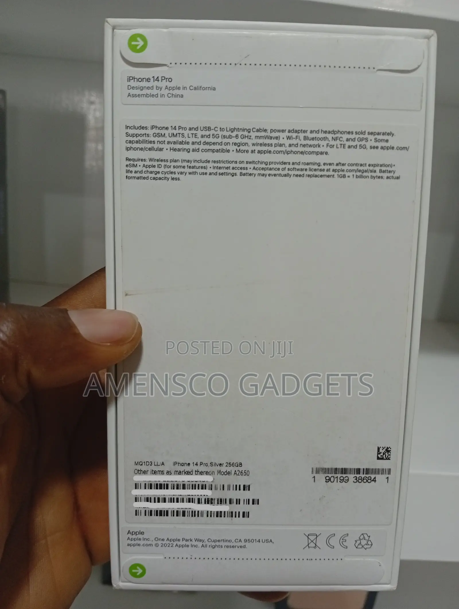 New Apple iPhone 14 Pro 256 GB Silver