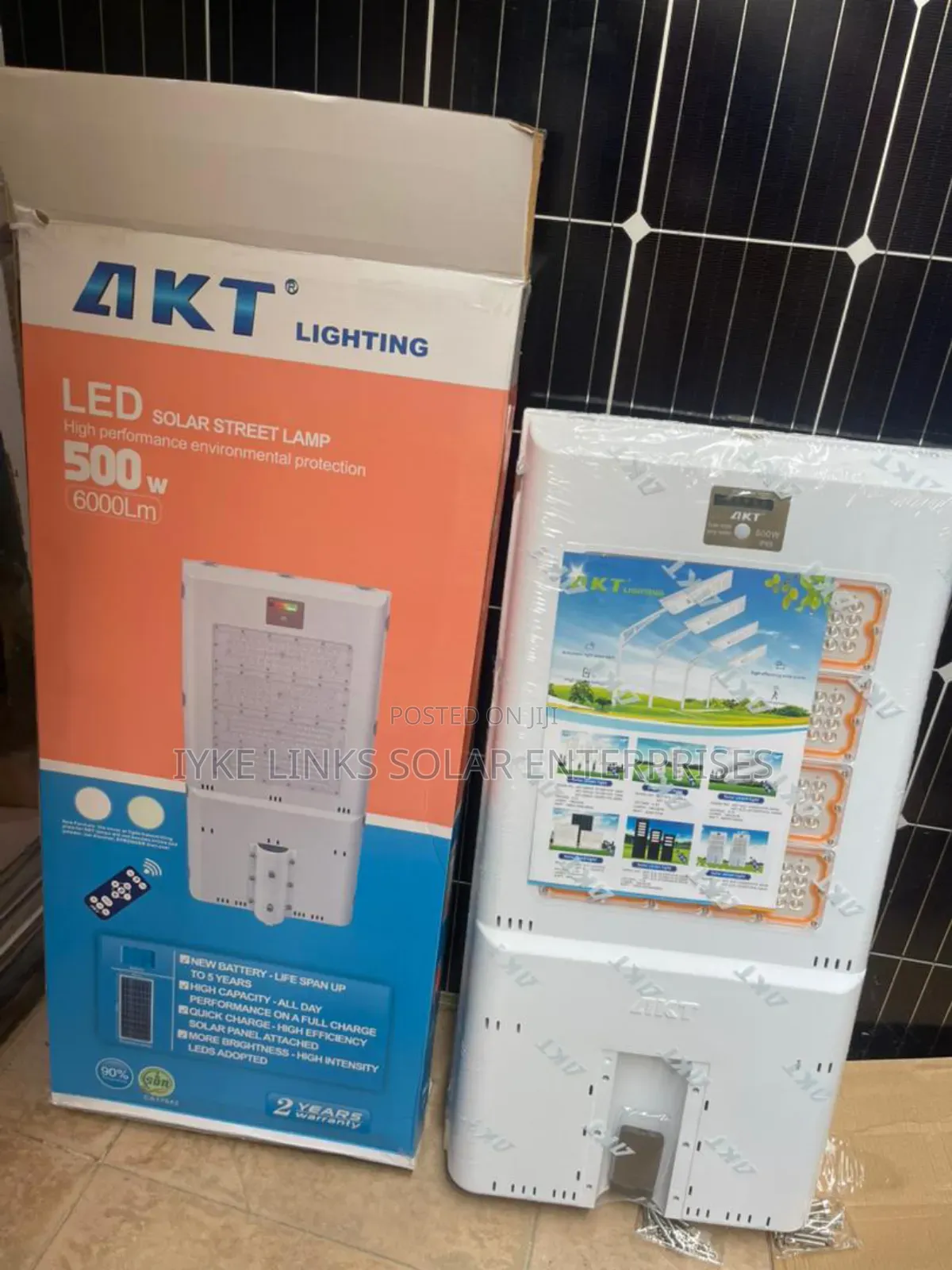 500w Akt Solar Streets Light