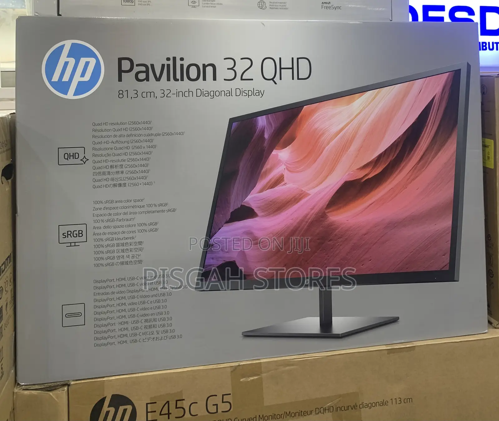 Hp Pavilon 32 QHD Monitor