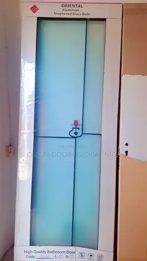 Tampered Full Glass 7ft by 3ft for Toilet Frozen Glass Door
