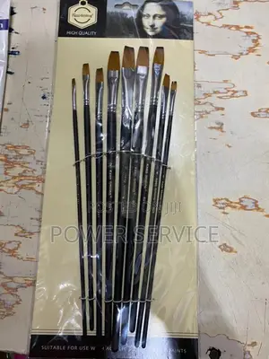 9pcs Paint Brushes for Acrylic, Painting Paintbrushes Flat