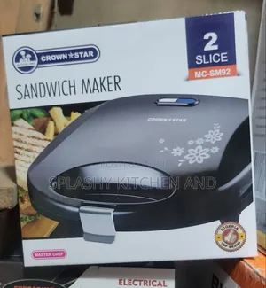 Crown Star Sandwich Maker/ Toaster- 2 Slice