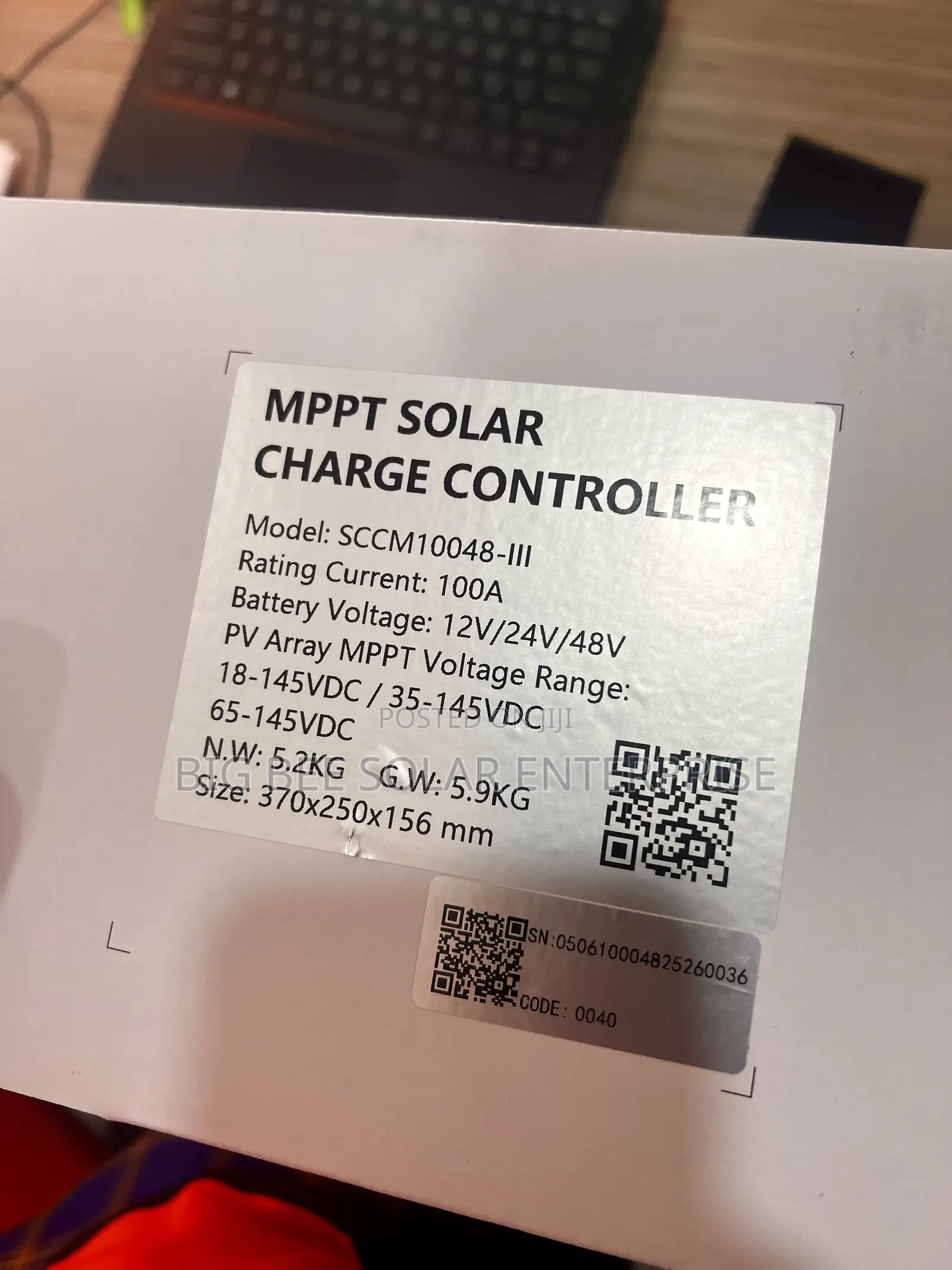 100ah Felicity Charge Controller