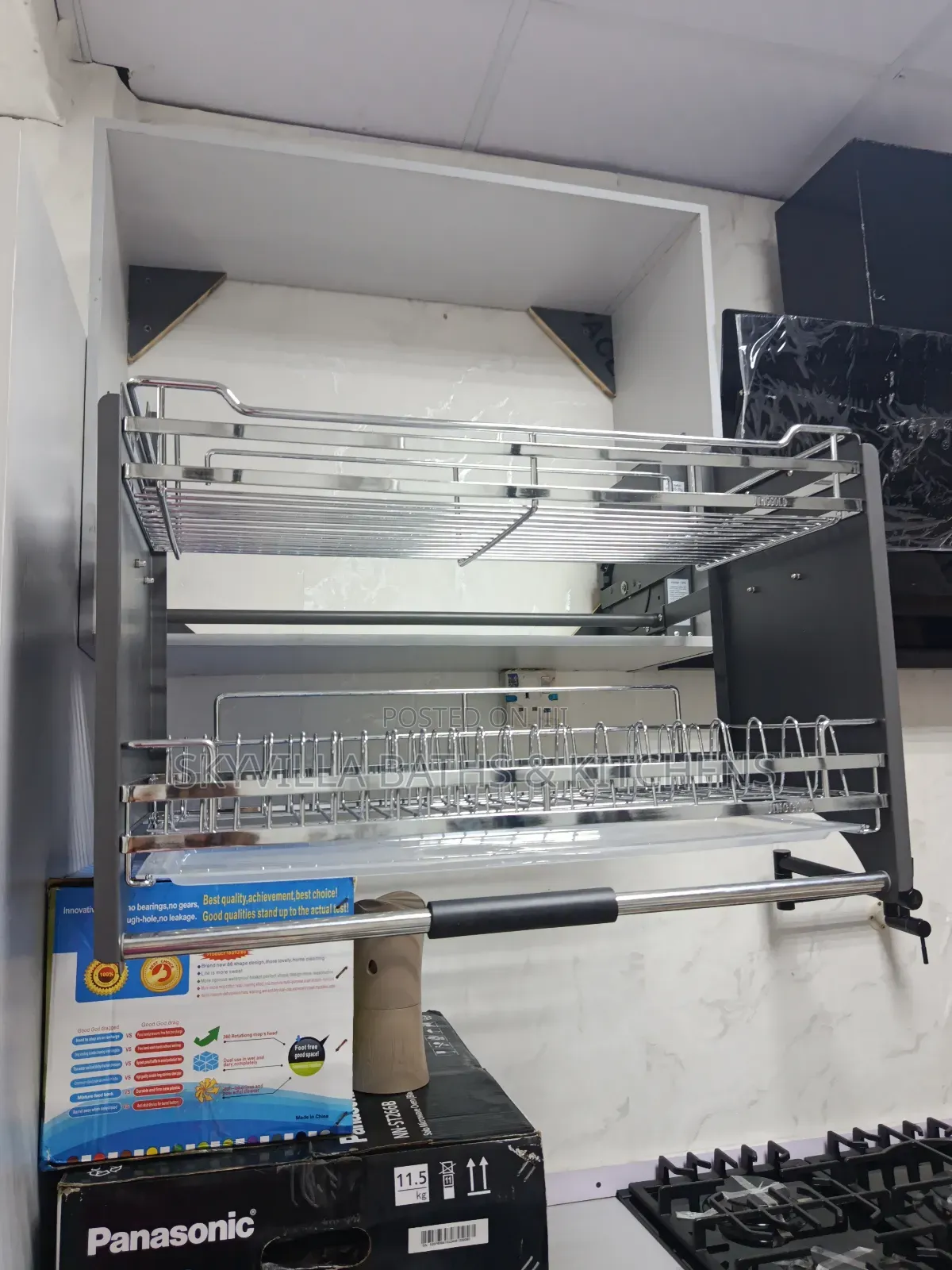 Pull Out Plate Rack