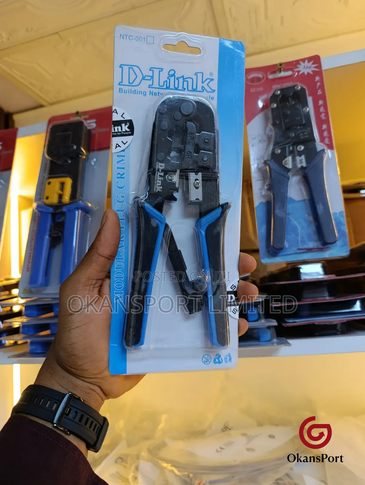 D-Link Modular Plug Crimper Tool – Rj45/Rj11 Net Cable Crimping Tool