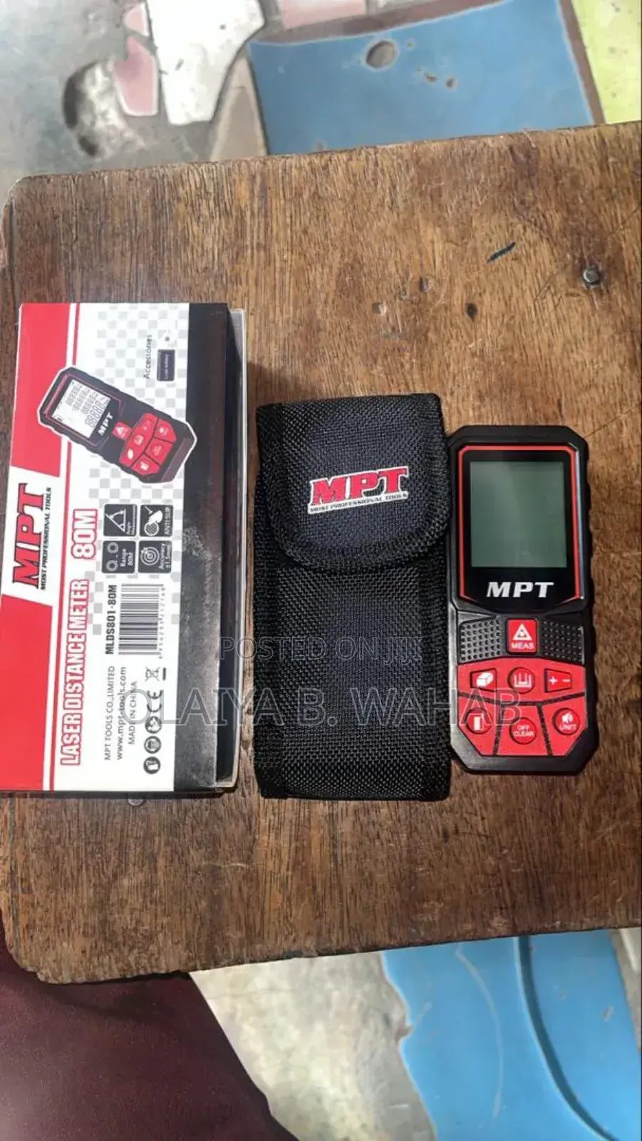 MPT Laser Distance Meter – 80m High Precision Measuring Tool