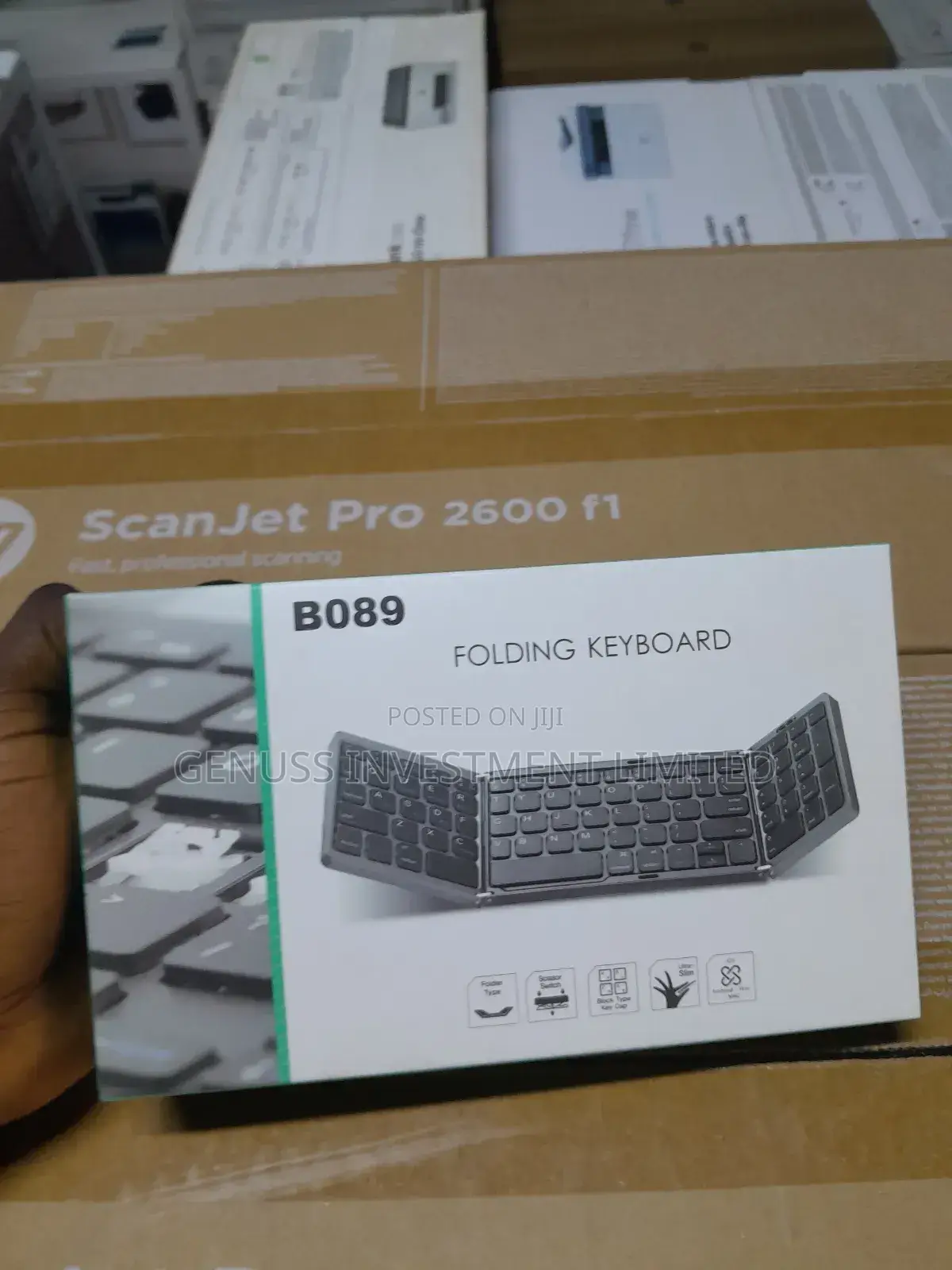 B089 Bluetooth Foldable Keyboard With Numeric