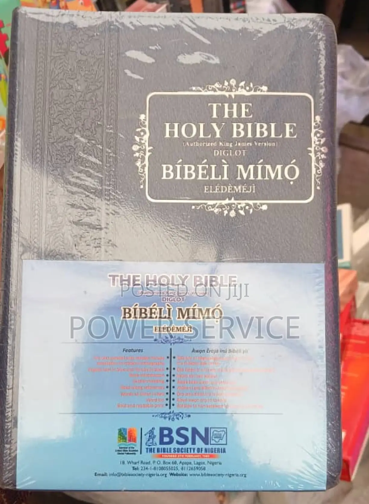The Holy Bible Cutauriad King Jumer Verslean Diglot Bíbélì Mímó in ...