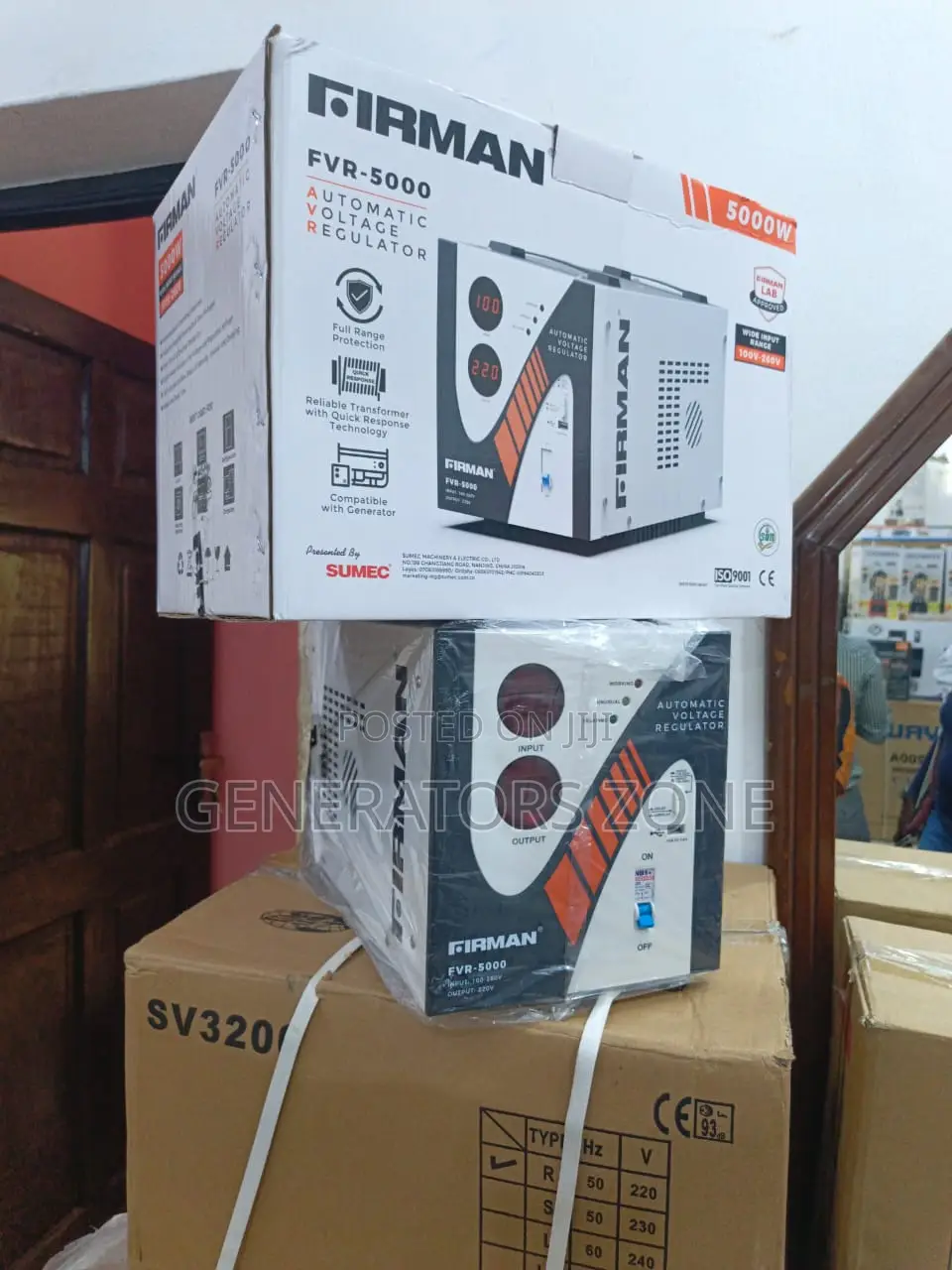 Firman Frv-5000 5kva Voltage Regulator For Stable Power Supply in Abule