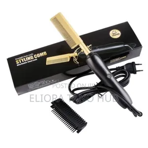 Straight Hair Curls Styling Comb