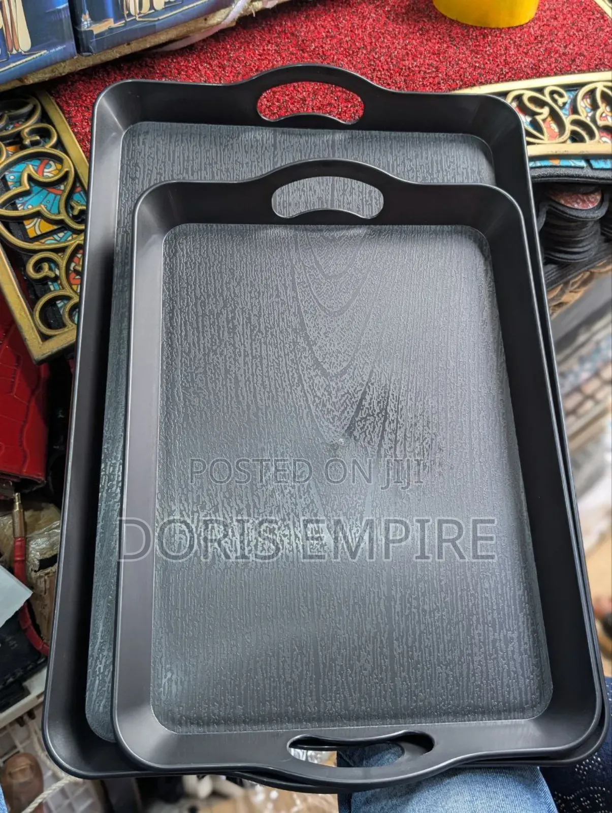 Qaulity 2 in 1 Black Tray 
Available