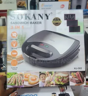 Sokany 3 in 1 Snack Maker With Interchangeable Plates