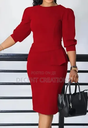 Mid - Year Promo: New Pepper Red Bodycom Dress. Size XXL