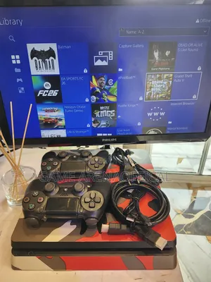 Clean Uk Ps4 Slim Console –Fc26 Package Installed + Dual Pads