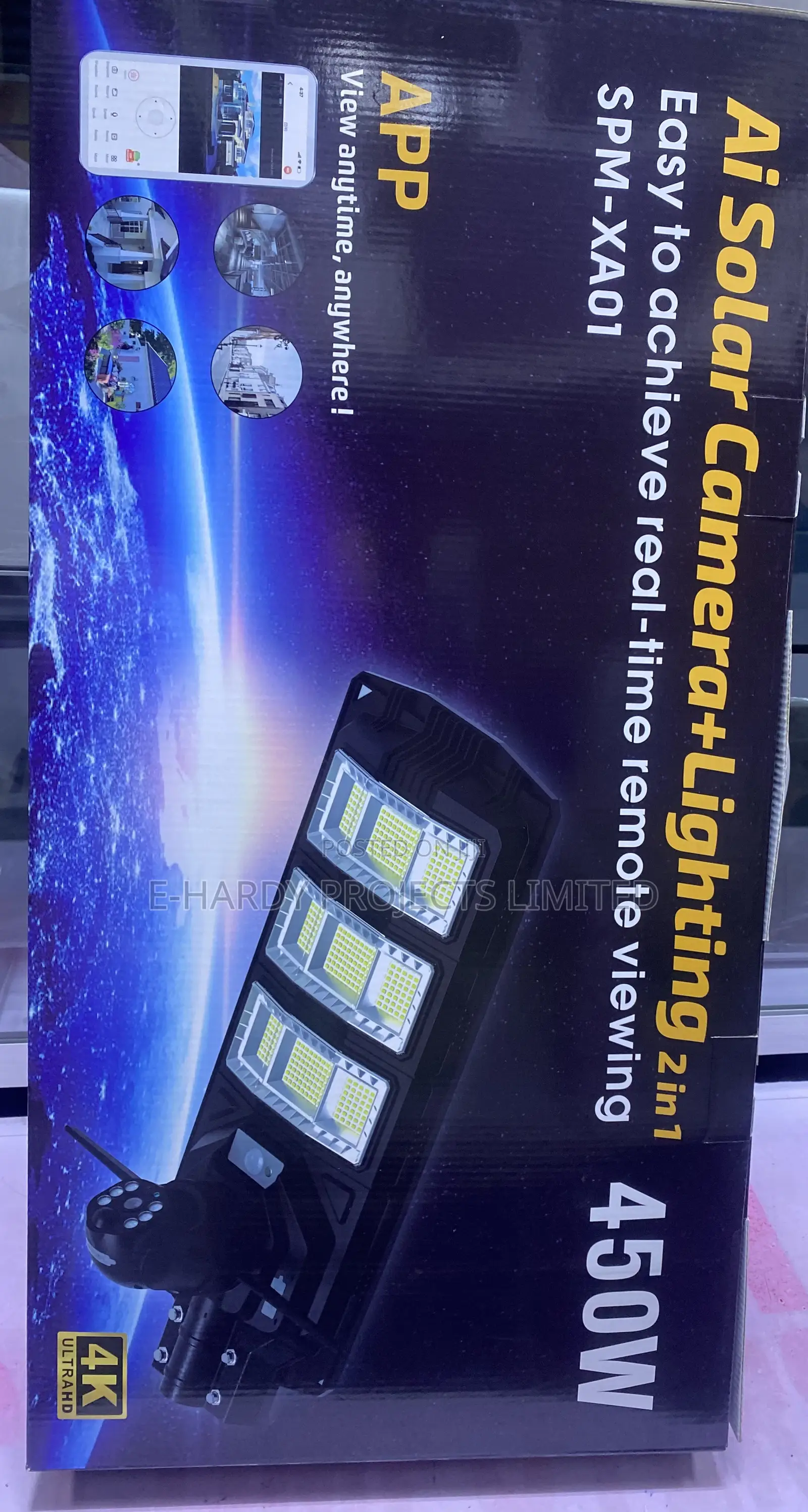 Ai Solar Camera+Lighting 2 In1-450w