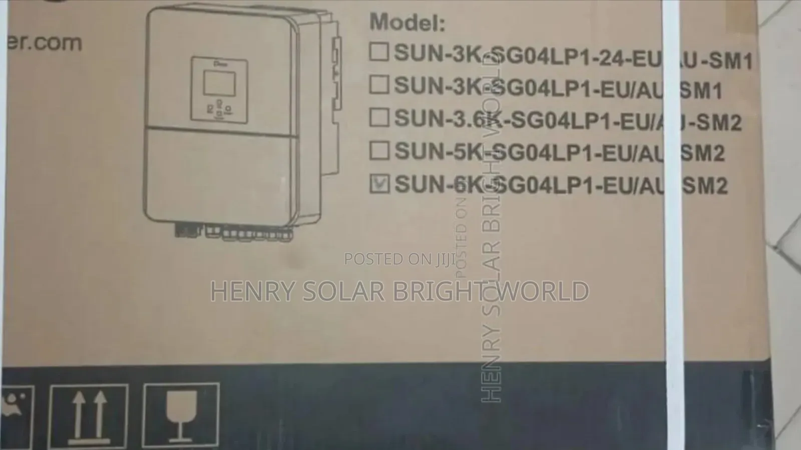 Deye 6kw 48v Hibrid Inverter Deye