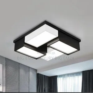 Geometric or Block Ceiling Light.