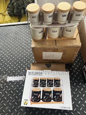 7 Pieces Canister Jars