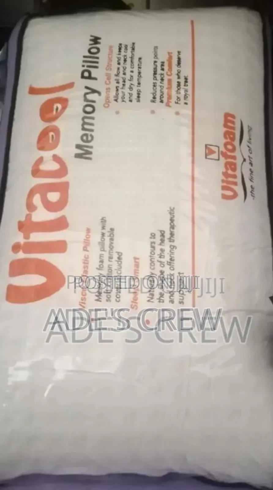 Vitafoam Vitacool Memory Pillow