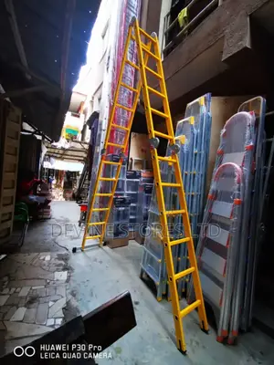 4×6 Aluminun Heavy Duty Foldable Ladder(24 Steps)
