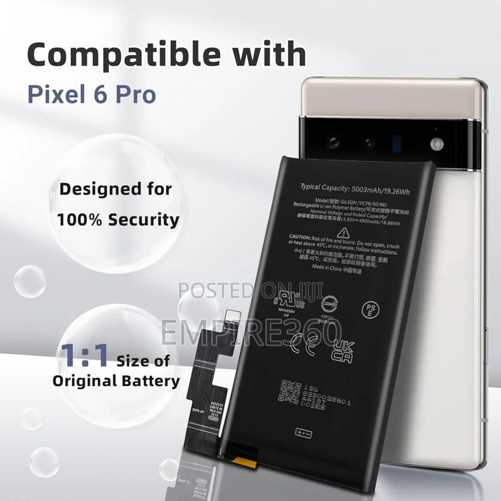 Google Pixel 6/6pro/6a Battery