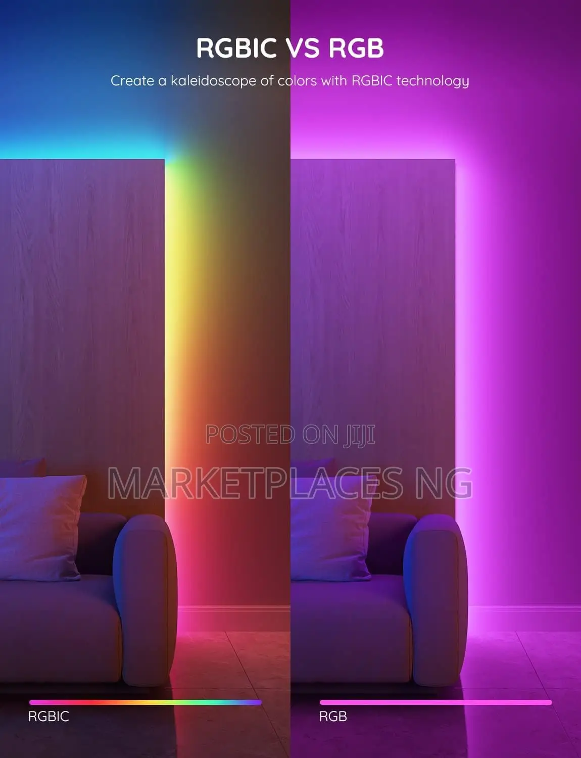 Govee Rgbic Smart Led Strip Lights (16.4ft)