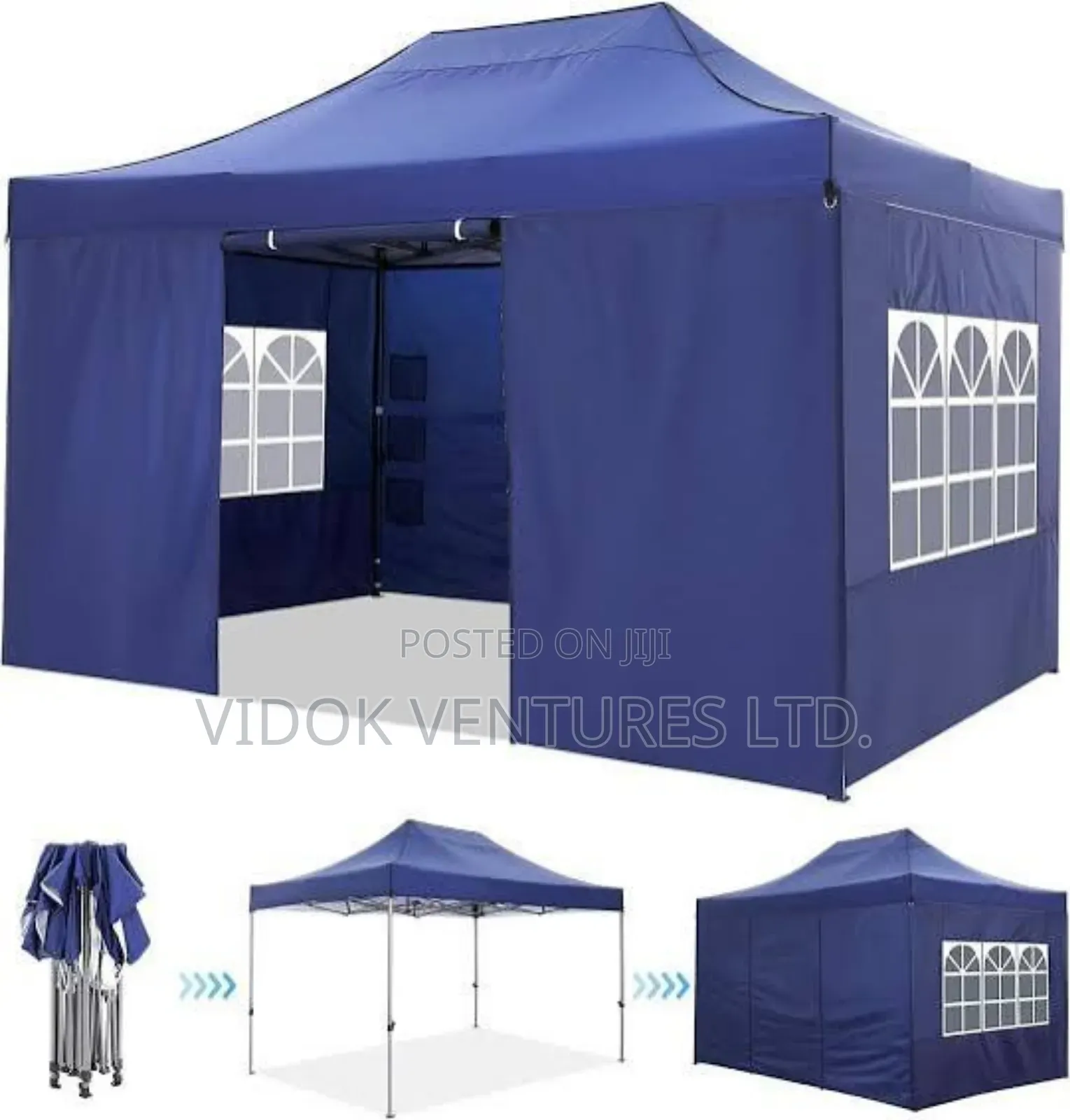 Foldable Foldable Tent With Sides Covers 10 X 10 Ft